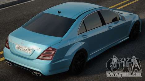 Mercedes-Benz S 65 AMG Blue for GTA San Andreas