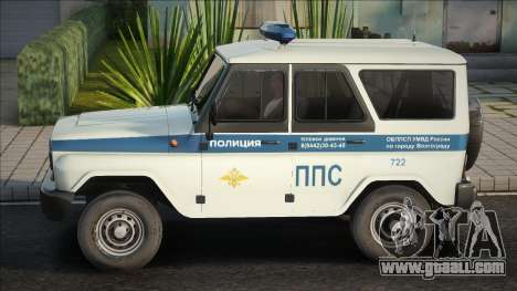 UAZ Hunter Volgograd PPS Police for GTA San Andreas