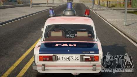 VAZ 2106 Traffic Police for GTA San Andreas