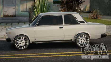 VAZ 2107 Coupe Silver for GTA San Andreas