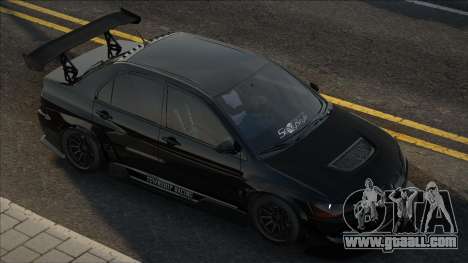 Mitsubishi Lancer Evo IX Blek for GTA San Andreas