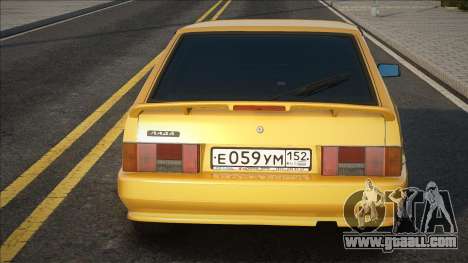 VAZ 2114 Yellow for GTA San Andreas