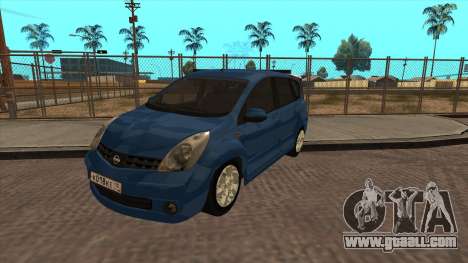 Nissan Note (2009) for GTA San Andreas