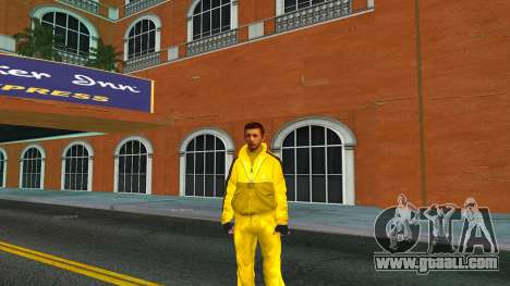 A guy in a yellow suit for GTA Vice City