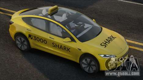 Tesla Model 3 Shark Taxi for GTA San Andreas