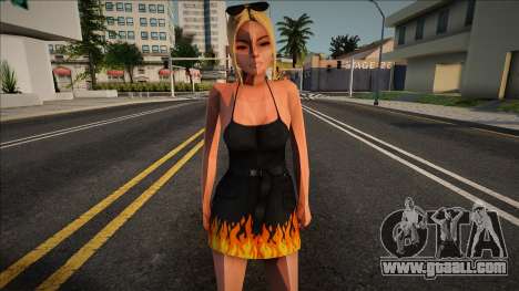 Cute Girl in Outfit v1 for GTA San Andreas