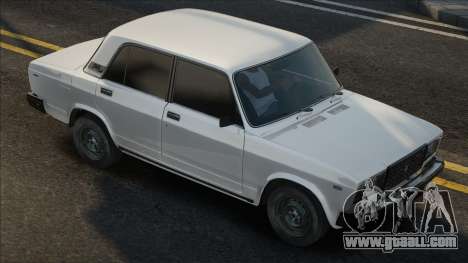 VAZ 2107 White Stock for GTA San Andreas