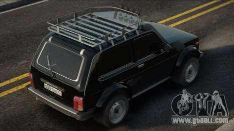 VAZ 2121 Black Version for GTA San Andreas