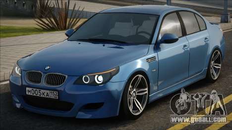 BMW M5 E60 Blu for GTA San Andreas