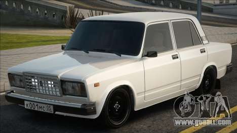 VAZ 2107 White Style for GTA San Andreas