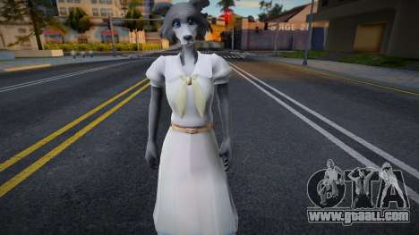 Grey Wolf Girl for GTA San Andreas