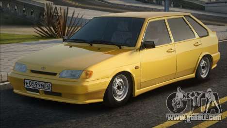 VAZ 2114 Yellow for GTA San Andreas