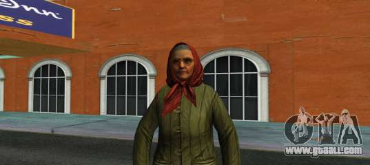 Russian grandmother for GTA Vice City