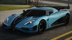 Koenigsegg Agera [Blue] for GTA San Andreas