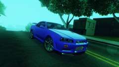 1999 Nissan Skyline GT-R R34 for GTA San Andreas