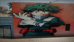 Mural Izuku Midoriya for GTA San Andreas