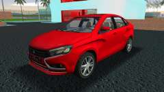 Lada Vesta Red for GTA Vice City