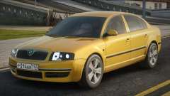 Skoda Superb Yellow for GTA San Andreas