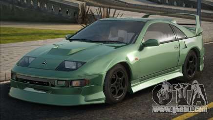 Nissan 300ZX Green for GTA San Andreas