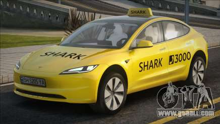 Tesla Model 3 Shark Taxi for GTA San Andreas