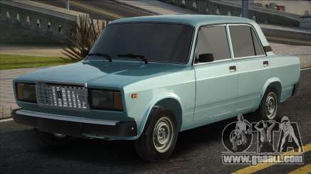 VAZ 2107 Blue for GTA San Andreas