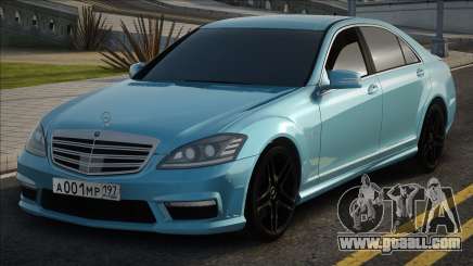 Mercedes-Benz S 65 AMG Blue for GTA San Andreas