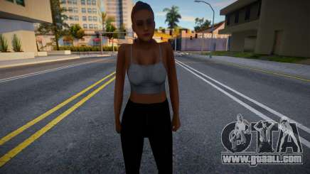 Young girl in casual clothes for GTA San Andreas