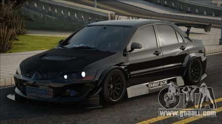 Mitsubishi Lancer Evo IX Blek for GTA San Andreas