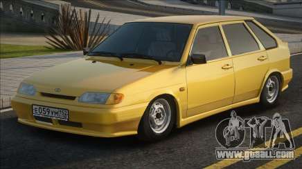 VAZ 2114 Yellow for GTA San Andreas