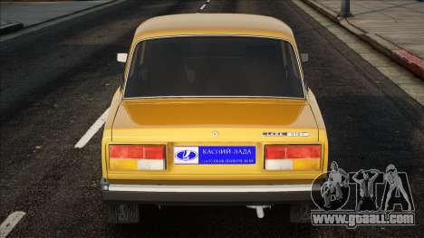 VAZ 2107 Yellow in stock for GTA San Andreas