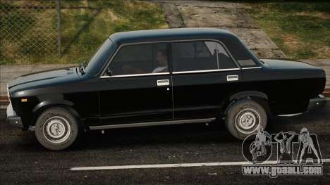 VAZ 2107 Black in stock classic for GTA San Andreas