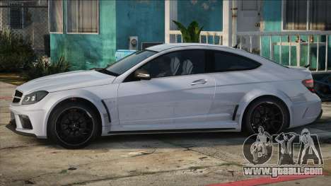 Mercedes-Benz C63 AMG Coupe Silver for GTA San Andreas