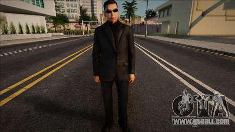 Woozi in a business suit for GTA San Andreas