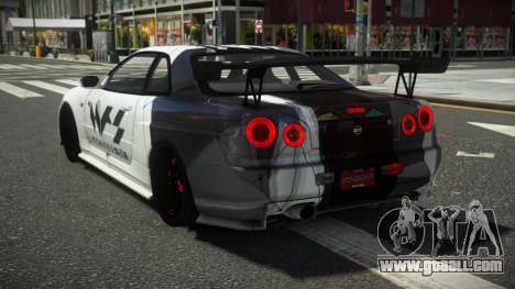 Nissan Skyline R34 Fizoxy for GTA 4