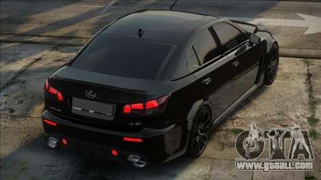 Lexus IS-F Black for GTA San Andreas