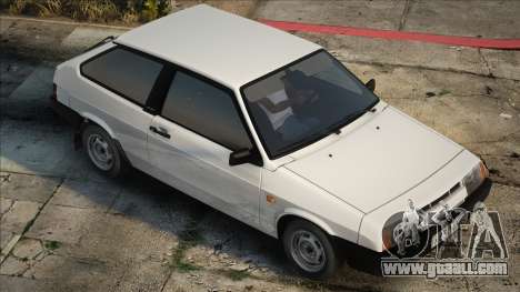 VAZ 2108 White in stock for GTA San Andreas