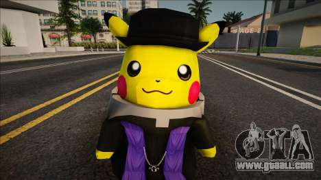 Pikachu Yellow Skin for GTA San Andreas