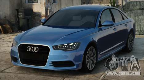 Audi A6 2012 Blue for GTA San Andreas