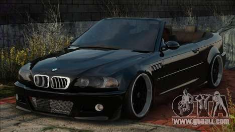 BMW M3 E46 Cabrio Blek for GTA San Andreas