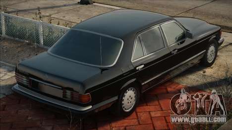 Mercedes-Benz W126 - Black for GTA San Andreas