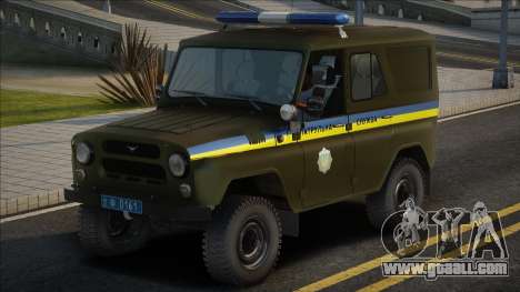 UAZ-31514 Police Patrol Service of Ukraine for GTA San Andreas