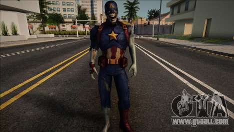 Zombie Captain America (Marvel Future Fight) for GTA San Andreas