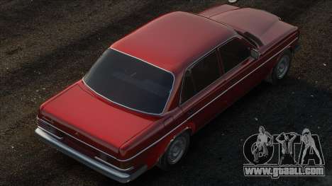 Mercedes-Benz W123 300D Red for GTA San Andreas