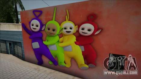 Teletubbies Mural for GTA San Andreas