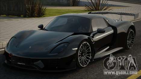 Porsche 918 Spyder 2014 Blek for GTA San Andreas