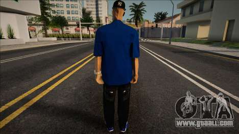 Blue T-Shirt Mann for GTA San Andreas