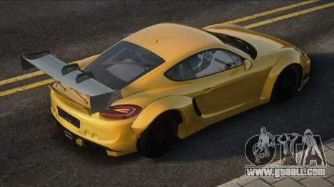 Porsche Cayman GTS 2015 Yellow for GTA San Andreas