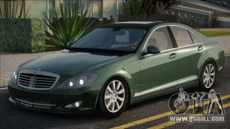 Mercedes-Benz S500 w221 Green for GTA San Andreas