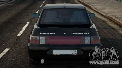 VAZ 2110 Black for GTA San Andreas