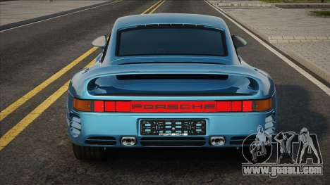 Porsche 959 1987 Blue for GTA San Andreas